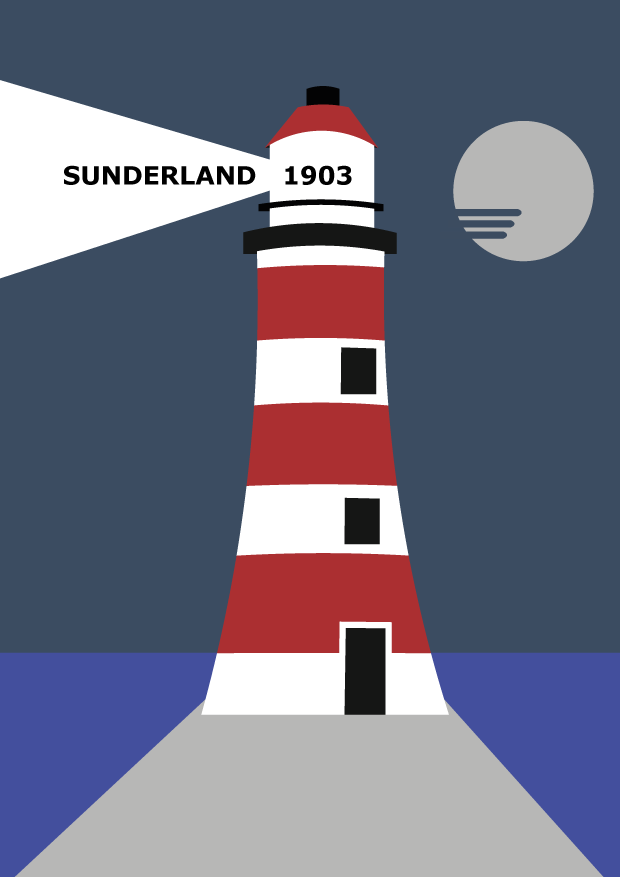 Sunderland Lighthouse Poster